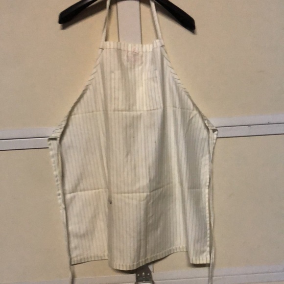 Coke a cola patch Apron pinstriped pockets (paint marks) - Picture 4 of 5